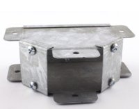 Excel 75X75 Galvanised Inside/Outside Tee E304