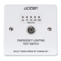 EMERGENCY LIGHT TEST KEY SWITCH