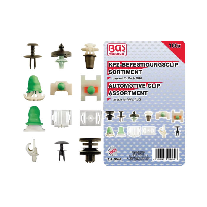 VW/Audi Clip Assortment Set (160pcs.)