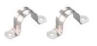 Waste Pipe Clip 40mm Galvanised Pack of 2 EP112GC