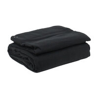LEDJ 3 x 2m Black Serge Drape
