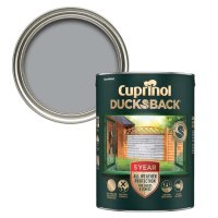 Cuprinol 5 Year Ducksback Herring Grey 5L Paint Tin + Colour Swatch