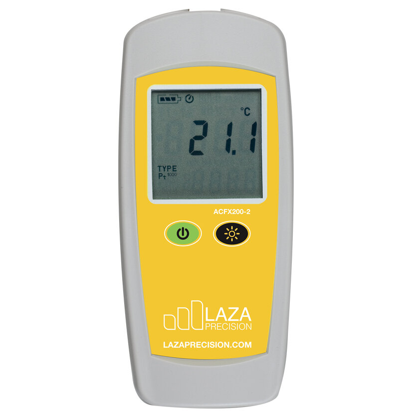 ACFX200 Klipspringer Thermometer, PT1000, ±0.5ºC accuracy, yellow