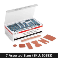 Premium Elastic Fabric Plasters Assorted, 100/Case