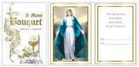 Parchment Card/Insert - Mass Bouquet   (20137)