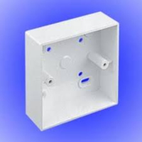 SINGLE SURFACE BOX 32MM PVC MSSB91WH