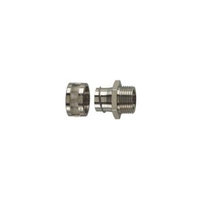 Conduit Gland 16mm M16 Nickel Plated Brass