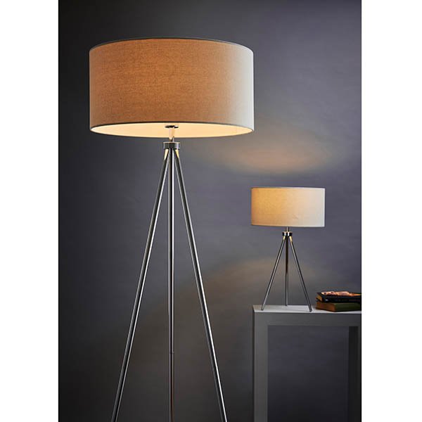 Endon Tri Chrome Table Lamp