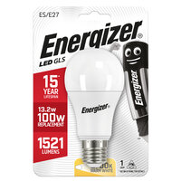 S9022 ENR LED E27 100W W/WHITE BULB BLISTER PK X 10