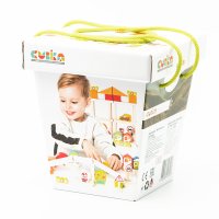 Wooden Blocks Construction Kit-Town for Boys