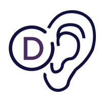 Motorola Solutions D Shape Receive Only Earpiece