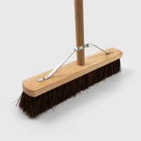 Hillbrush 457mm Platform Broom Bassine C/W 54" Handle & Metal Stay Fitted