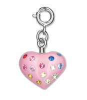 CHARM IT Multi Heart Charm. (Priced in singles, order in multiples of 6)