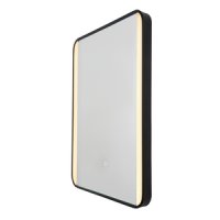 Lori CCT LED Bathroom Mirror with Motion Sensor and Demist &ndash; Matt Black