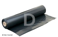 4.0m x 50m x 100mu BLACK POLY 