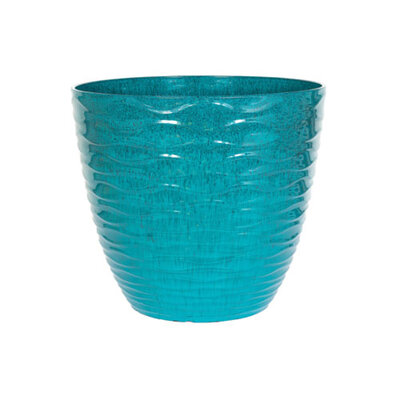 Windermere Glazed Planter Blue 38cm