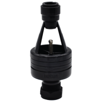Hotun Black SF 15mm x 22mm Push-Fit Dry Trap Tundish HBSF15X22