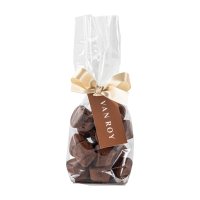 French cocoa salted caramel truffles in gift bag with decor - 12x150g