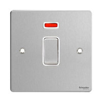 Flat Plate 1G 32A DP Switch WITH NEON WSS | LV0701.0090