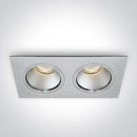One Light Large Square Twin Downlight