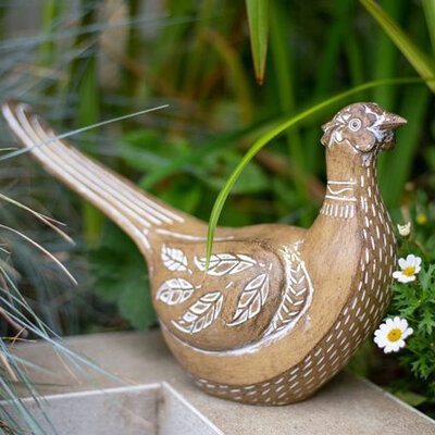 Motif Resin Woodland Pheasant