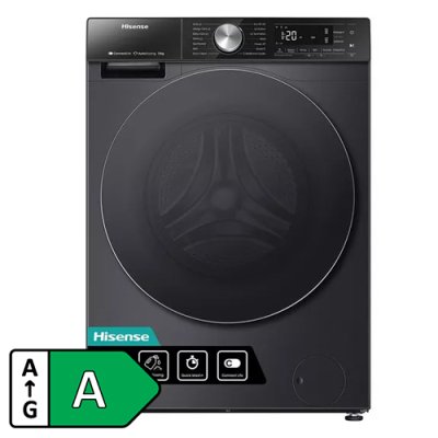 Hisense 12kg Washing Machine 1400 Spin - Black | WF5S1245BB 1