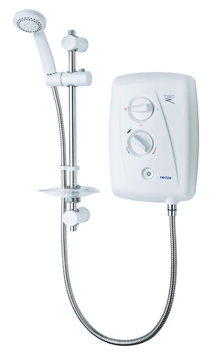 Triton T80Z White Mains Powered Shower