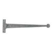 33656 - Pewter 18 Inch Penny End T Hinge (Pair)