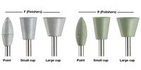 Ivoclar Vivadent Politip-F Refill 6pk Finisher Small Cup - DMI Dental Consumables Ireland - Next Day Delivery