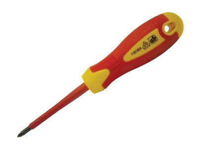 Faithfull VDE Screwdriver Pozidriv PZ1