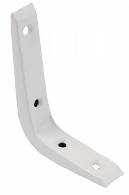 Dale Hardware Reinforced Bracket 250x200mm White 21108
