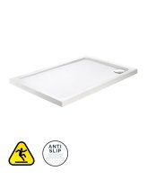 KRISTAL SECURE RECTANGLE 1700X760MM LOW PROFILE ANTI SLIP CLASS C SHOWER TRAY & WASTE