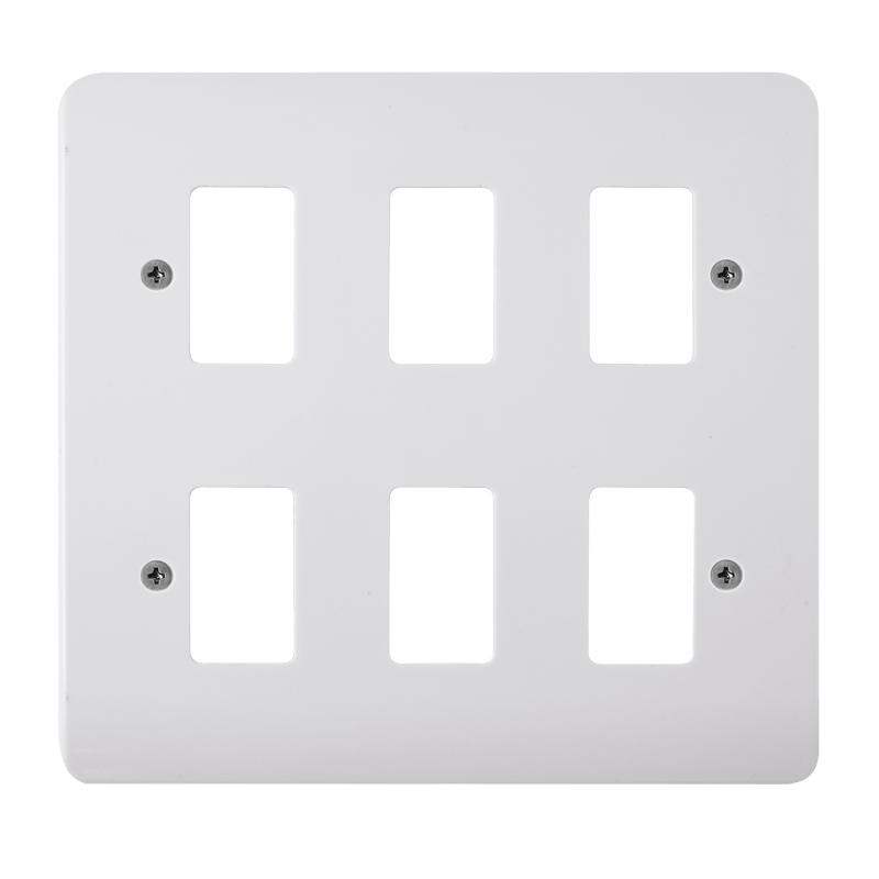 Click Gridpro 6G Plate White CMA20506