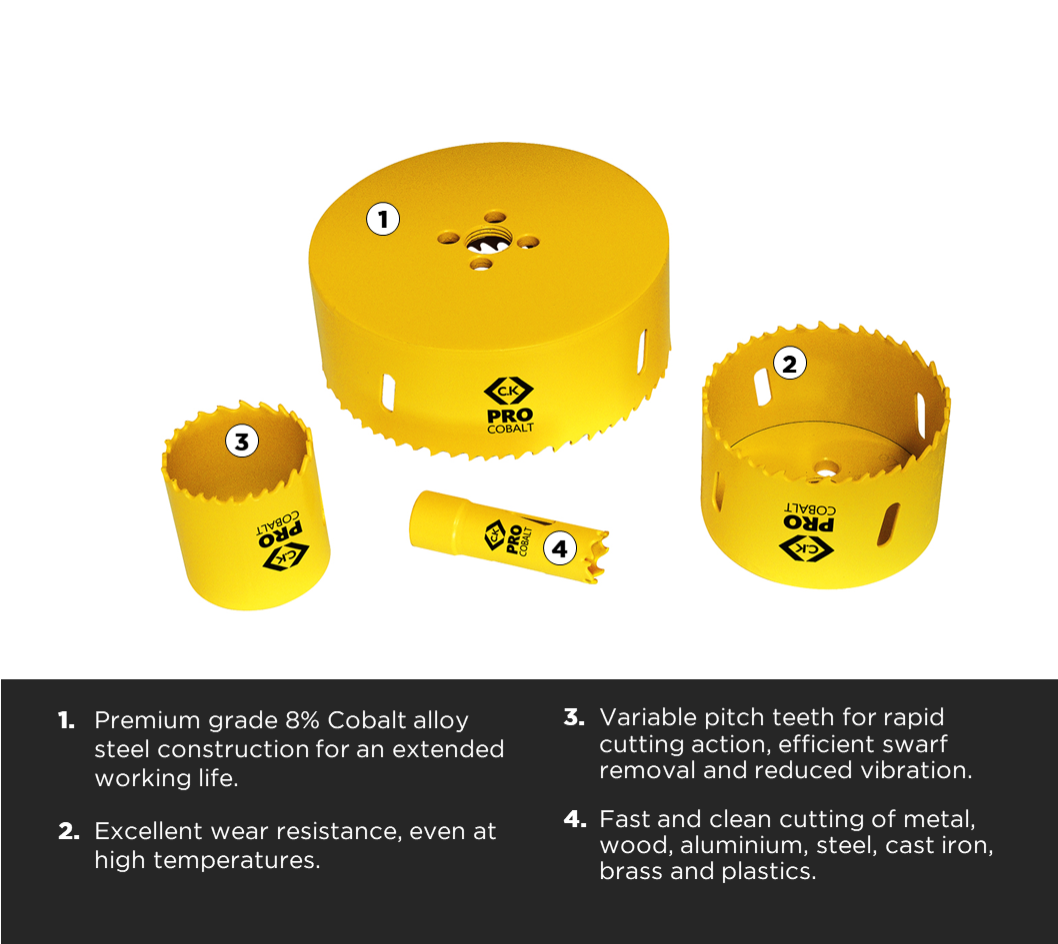 CK 16mm Cobalt Holesaw 424001