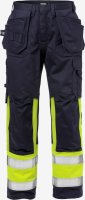 FLAME HIGH VIS CRAFTSMAN TROUSERS CLASS 1 2586 FLAM