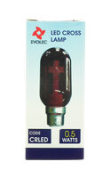 0.5W BC LED FILAMENT CROSS (CRUCIFIX) CANDLE RED LAMP