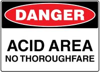 Hazardous Material Signs - Available in Sign Material - PVC, ACM, ADHESIVE