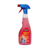 Johnsons M076 Clean & Safe Disinfectant Cage Birds Spray 6x500ml