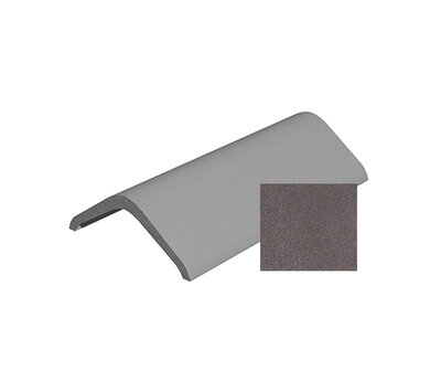 Modern Ridge Roof Tile Antique Brown