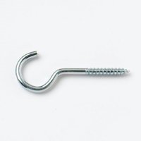 PREMIER 2 PCESTEEL SCREW HOOKS B.Z.P 100 X 18