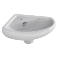 Tucker French Radlett 310mm Corner Cloakroom Basin One Taphole INSDE015