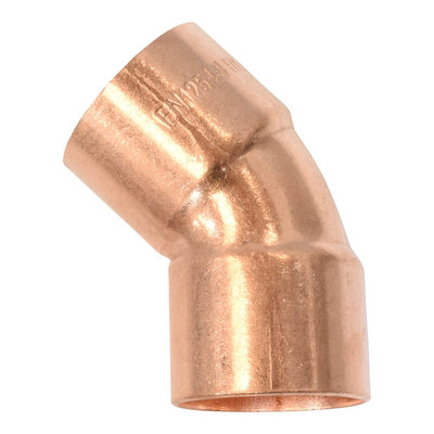 22mm End Feed 45degree Elbow