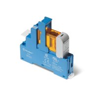 48.31.7.012.0050SPA - Finder 48 Series 1 Pole 12V DC Din Rail Mount Interface Relay SPDT
