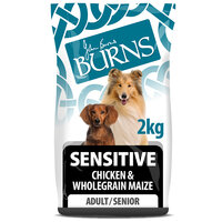 Burns Adult Senior Sensitive Chicken & Wholegrain Maize 2kg