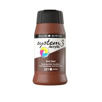 DAL System3 Acrylic 500ml - Burnt Sienna 221