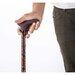 This walking stick is height adjustable, making it suitable for a elderly, adults and children and can be used as a crutch