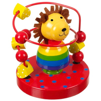 wooden lion bead frame