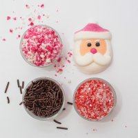 HOT CHOCOLATE DECORATING KITS - PUFFY SANTA 260g