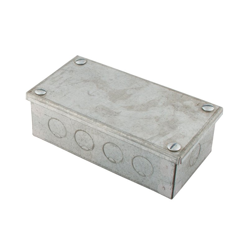Excel 6x4x2 Galvanised Knockout Box