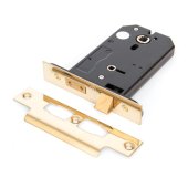 91114 - PVD 5 Inch Horizontal Bathroom Lock